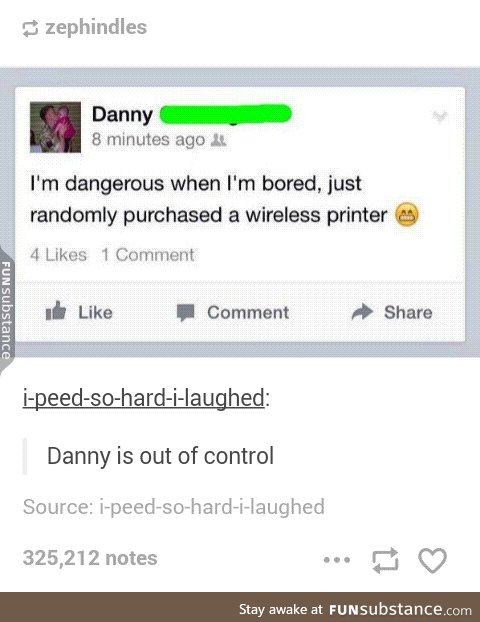 Calm down danny