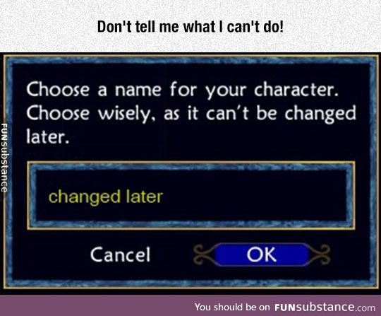 Choosing a name