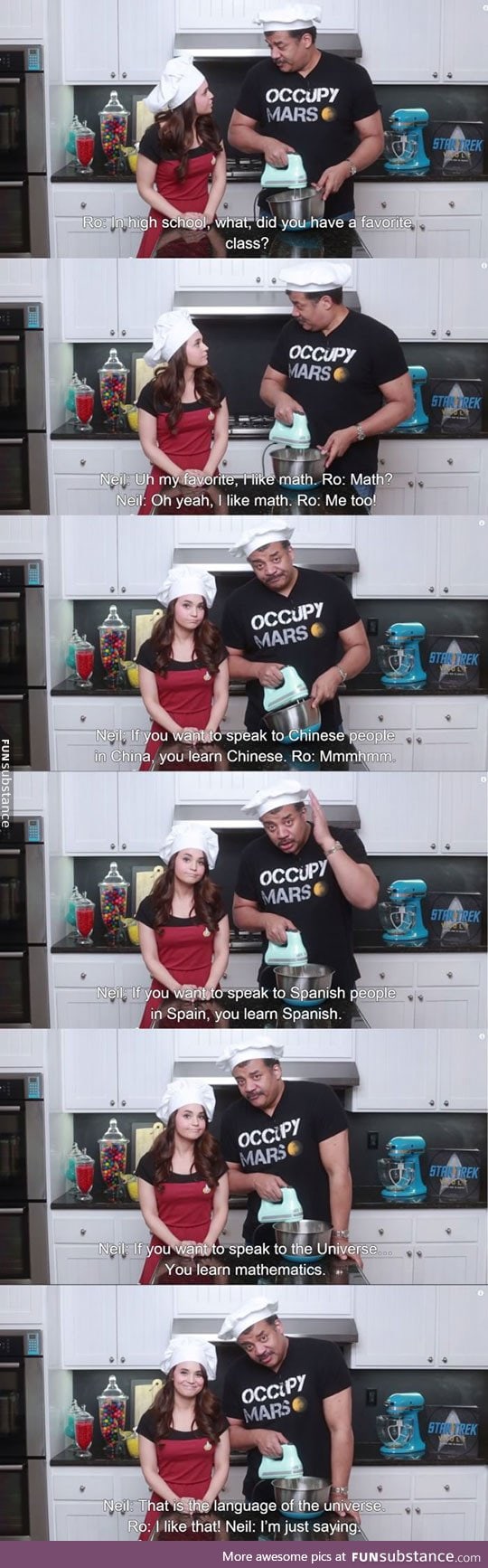 Cooking with neil degrasse tyson