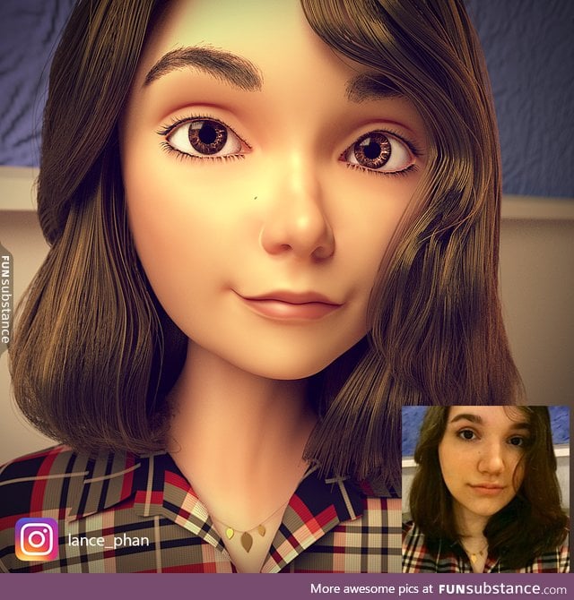 This guy "Cartoonizes" people digitally.