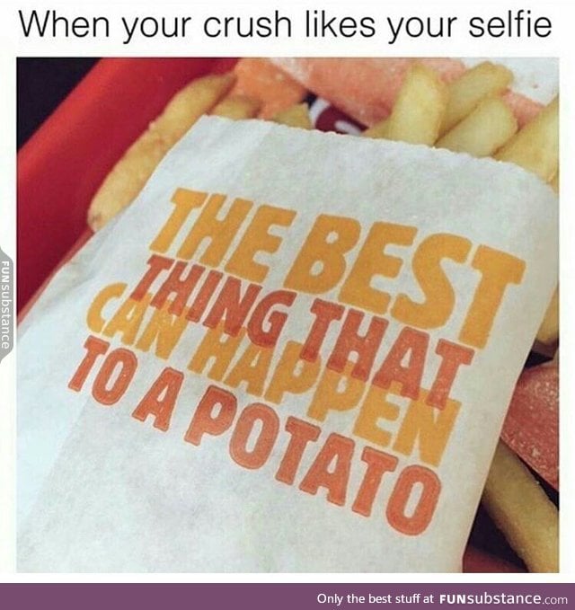 Crush likes your selfie