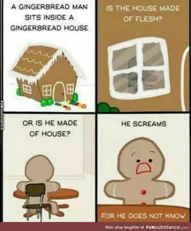 Would gingerbread men eat small humans in their world?