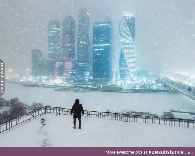 Moscow in the winter