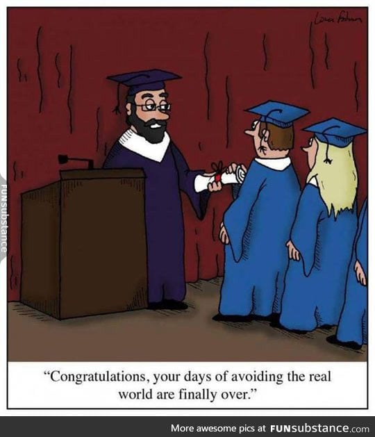 Graduating from graduate school