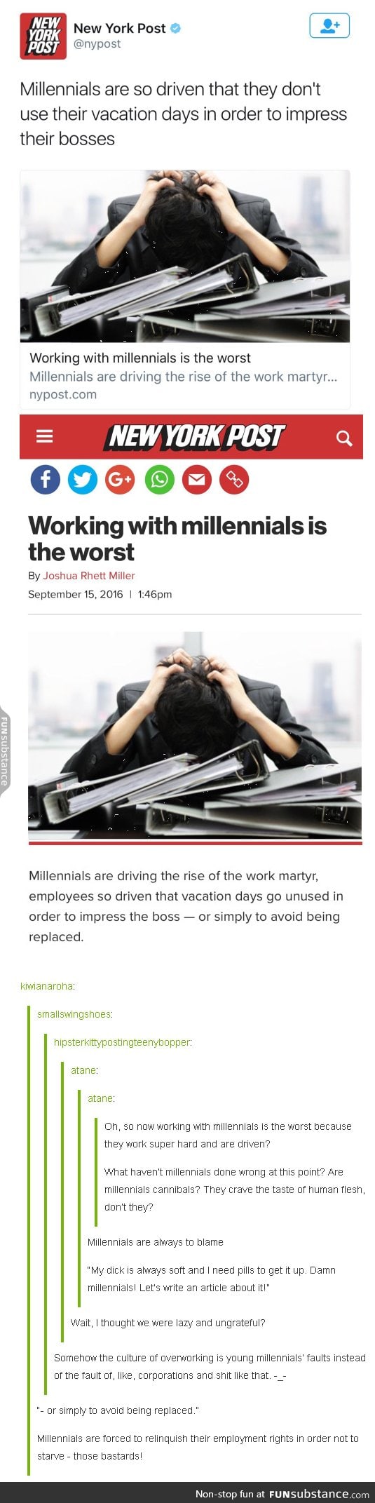 Damn Millenials!