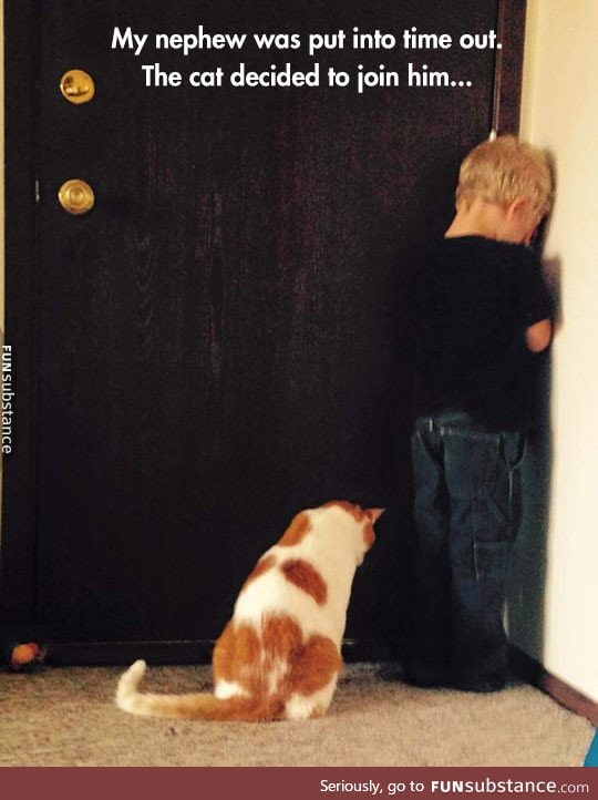 Bowing his head in solidarity