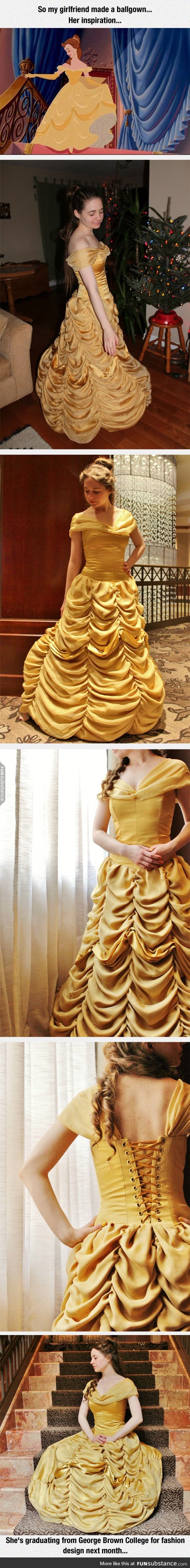 Amazing dress inspired by a disney princess