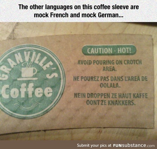 This coffee sleeve is hilarious