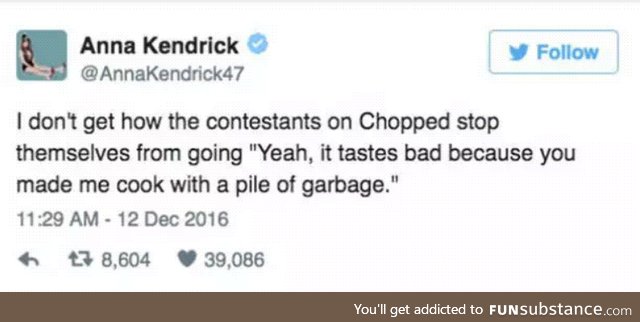 Chopped contestants have to cook some weird shit