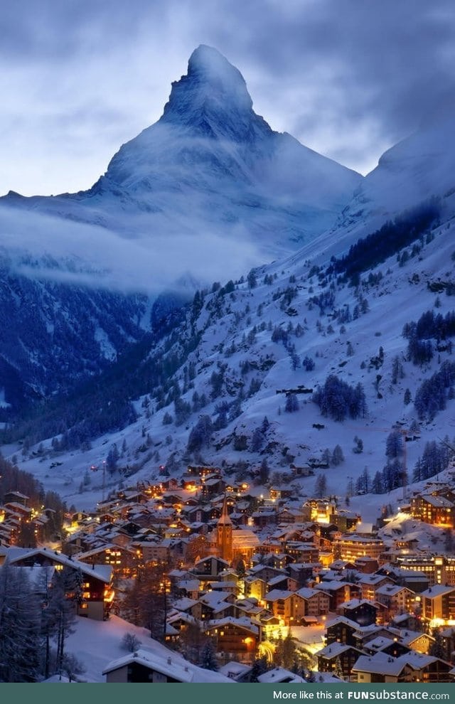 I want to spent my christmas there. Zermatt, Switzerland