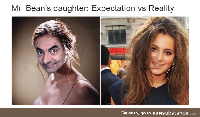 Mr. Bean's daughter