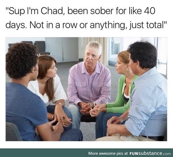 Sober for 40 days