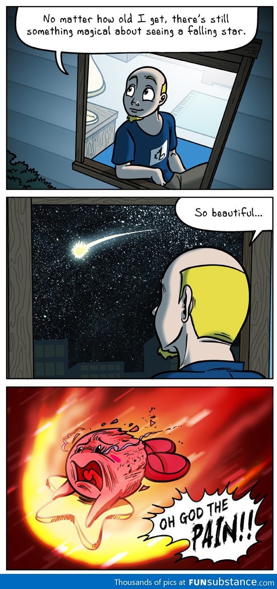 Poor falling stars