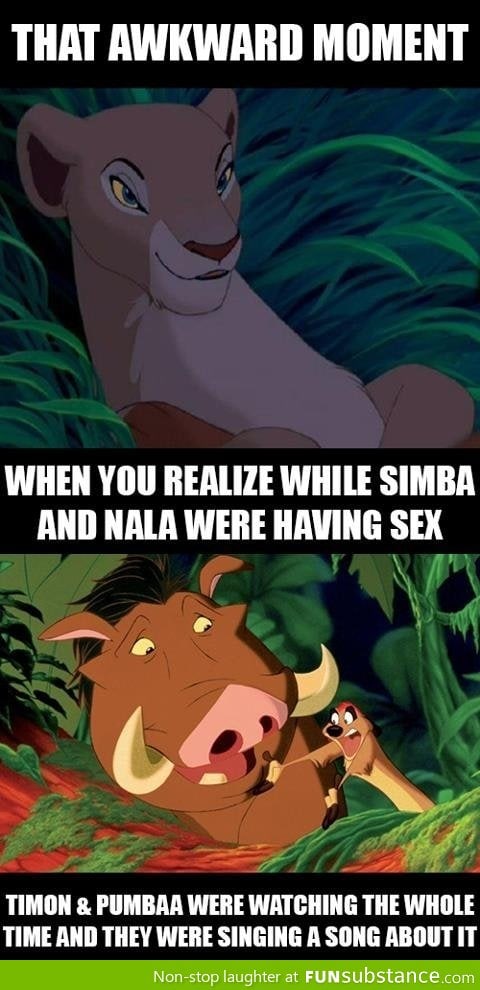 Just realised this while watching The Lion King
