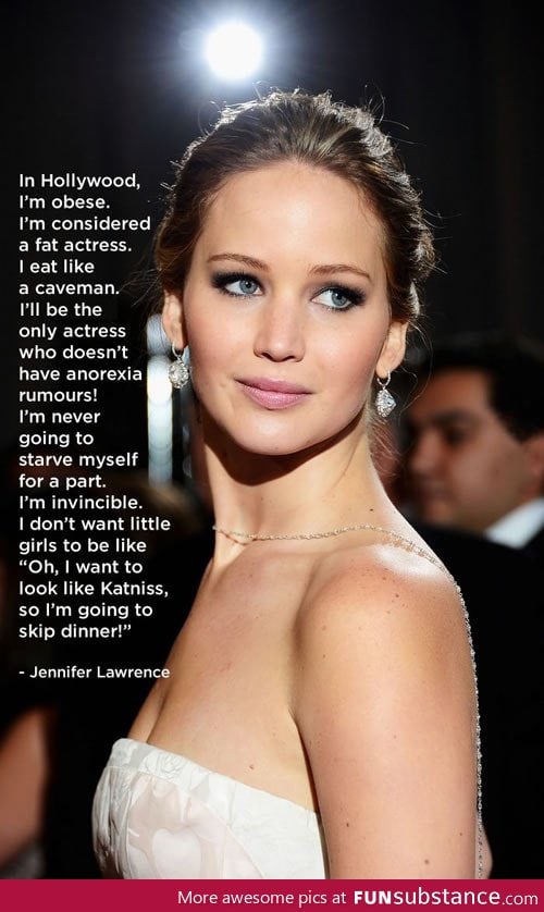 Respect for Jennifer Lawrence