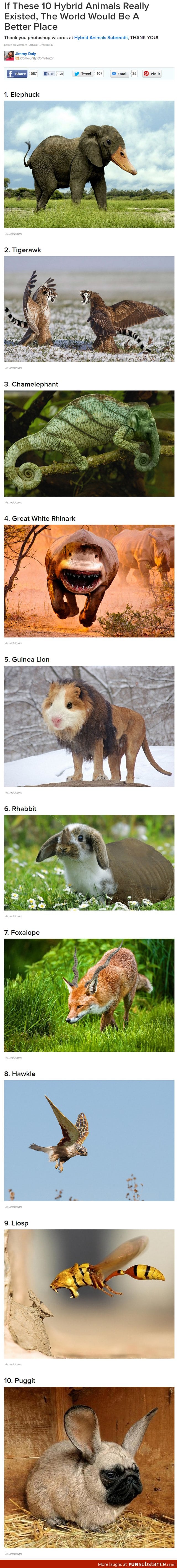 If these animals existed