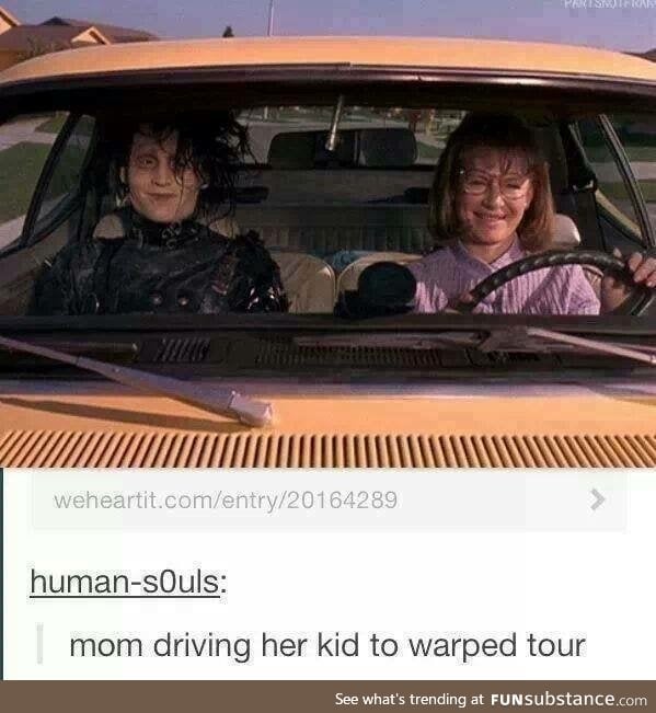 How my mom must feel while driving me around