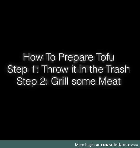 Preparing tofu