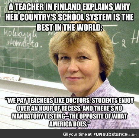 Finland has the best education
