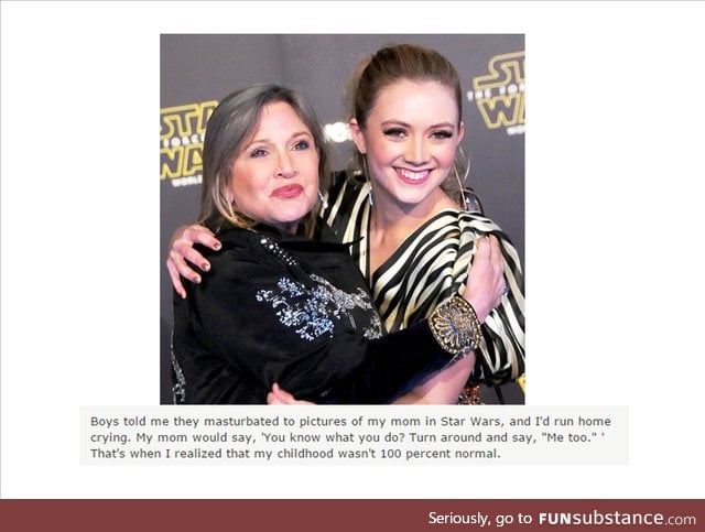 Carrie Fisher was a "unique" mother