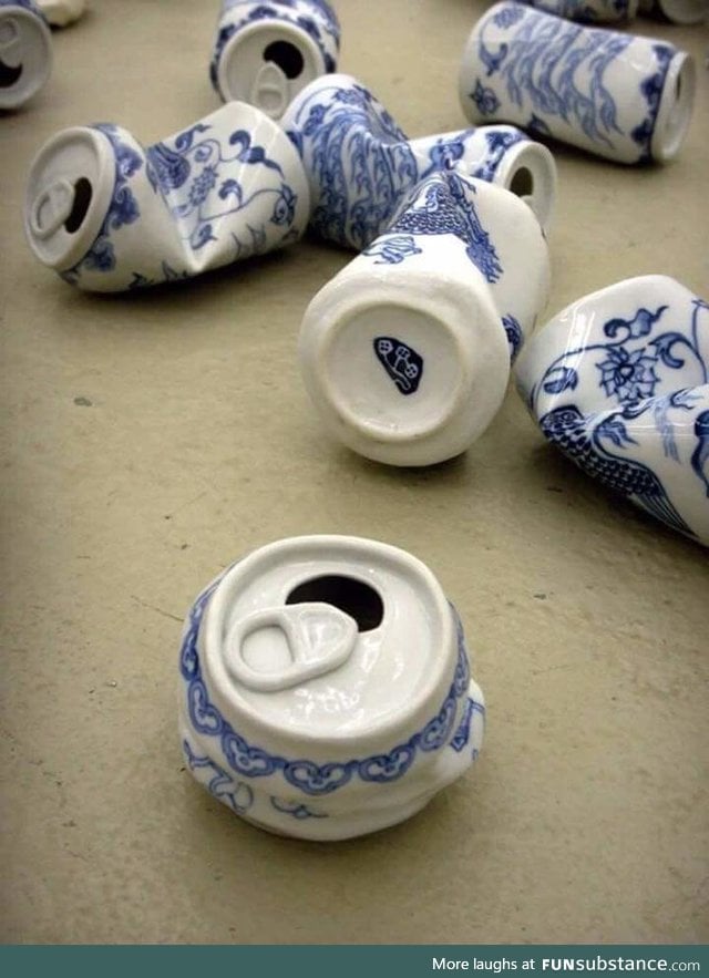 When you pick up making porcelin as a hobby while being a recovering alcoholic