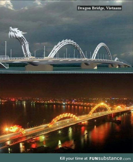 Dragon bridge, Vietnam