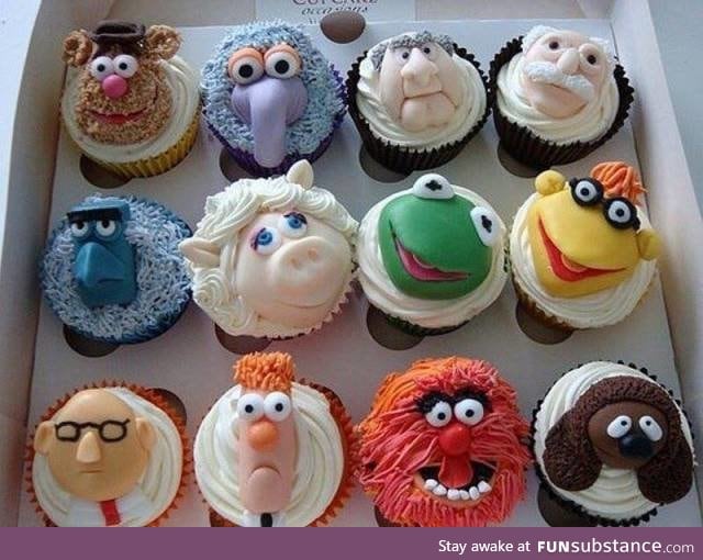 Muppet cupakes