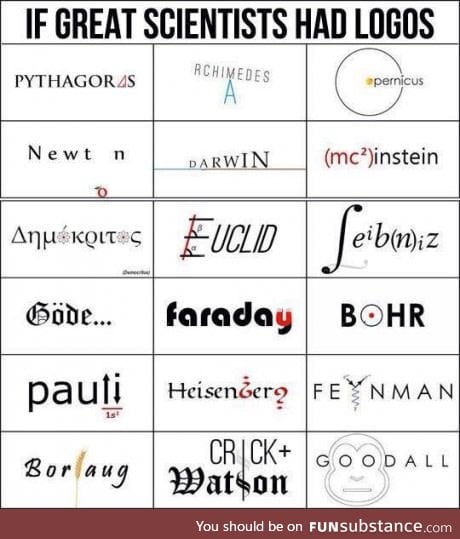 If great scientists had logo