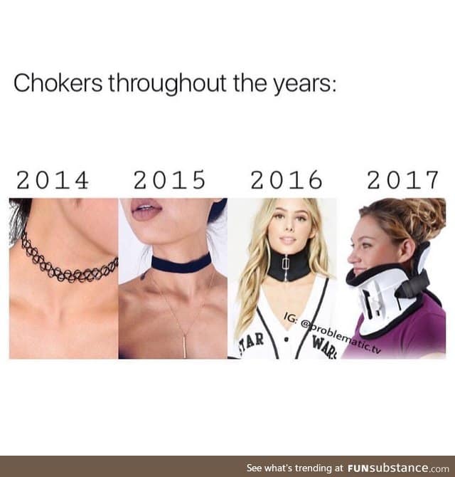 I love chokers now, it's my new phase