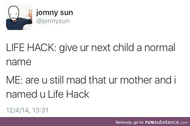 Poor life hack