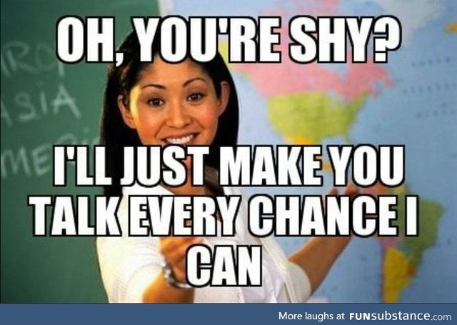 Most of my teachers do this