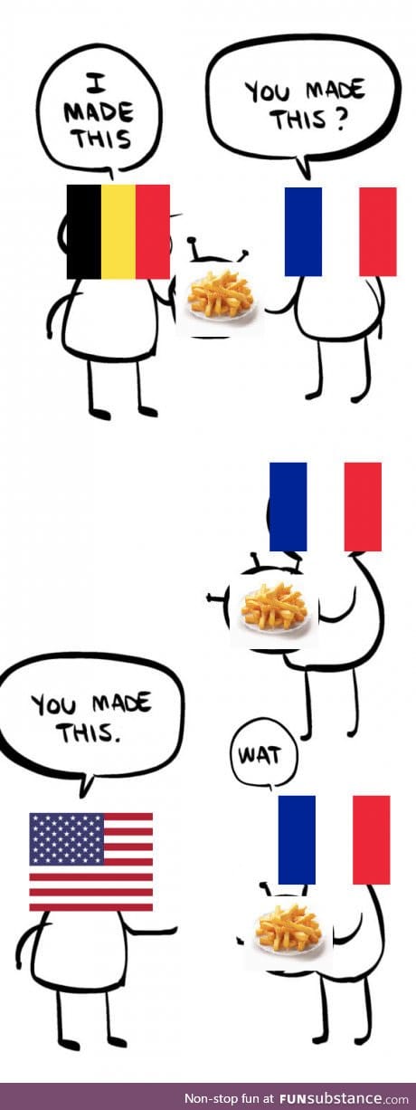 How french fries came to be