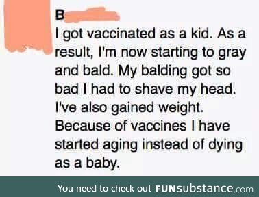 Damn those vaccines