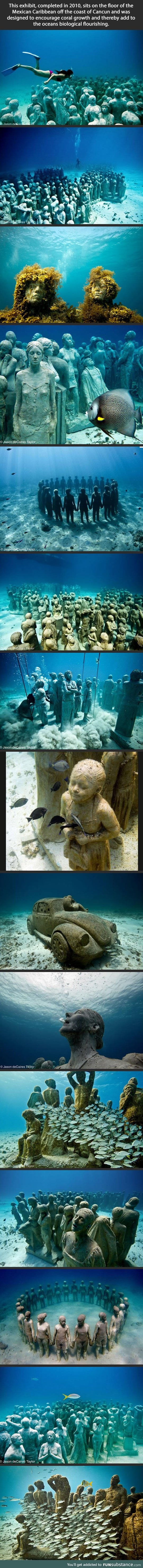 Awesome underwater museum