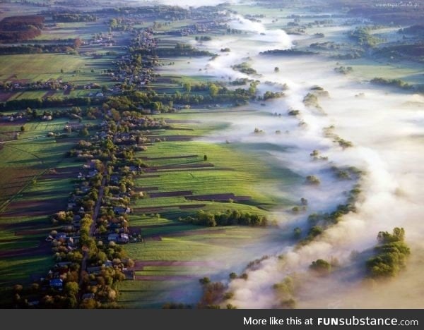 Fog traces stream