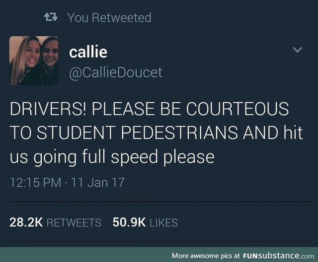 Drivers shoud be more carefull