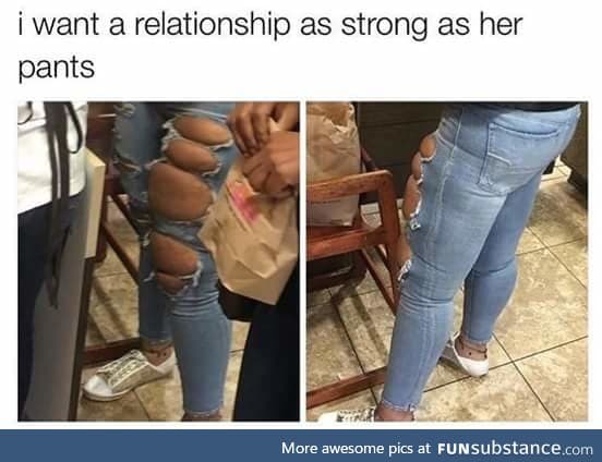 Stay strong jeans