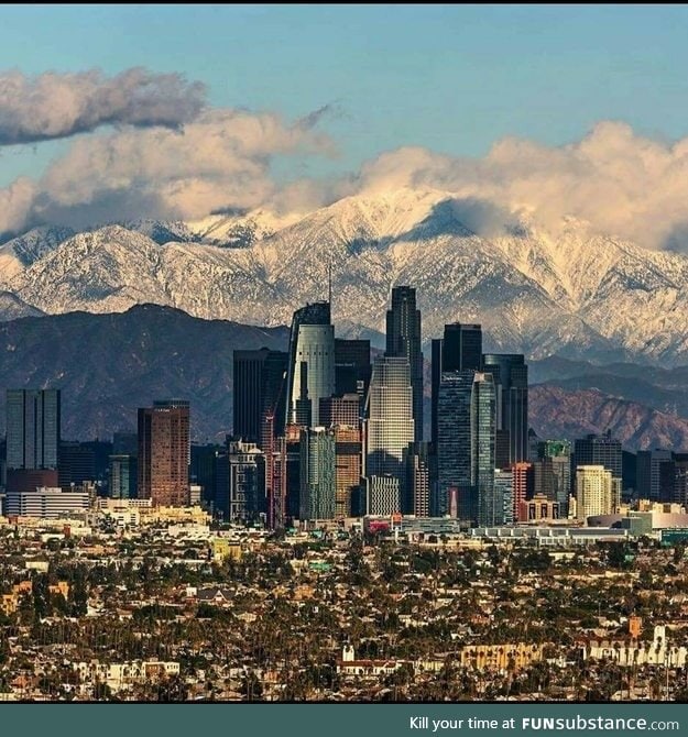 An uncommon view of Los Angeles