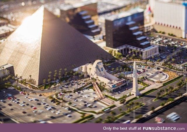 Las Vegas with Tilt-Shift Photography