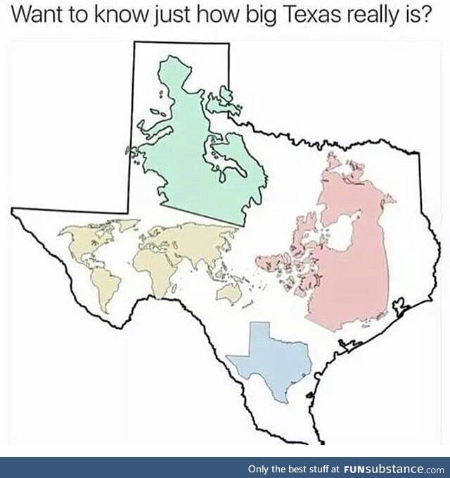 How big is Texas?