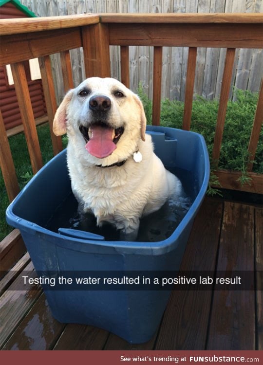 Testing the water