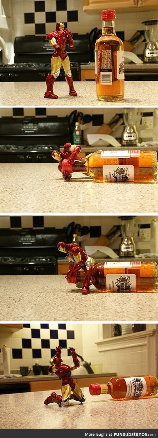 The correct way to play with your iron man toys