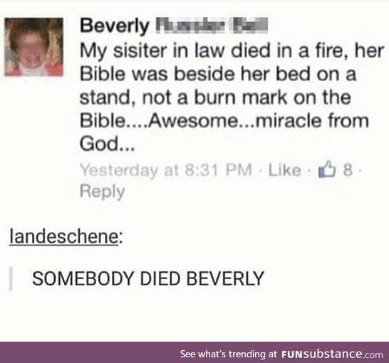 what is wrong with you Beverly