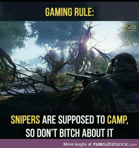 Had to be said, noob campers incomming