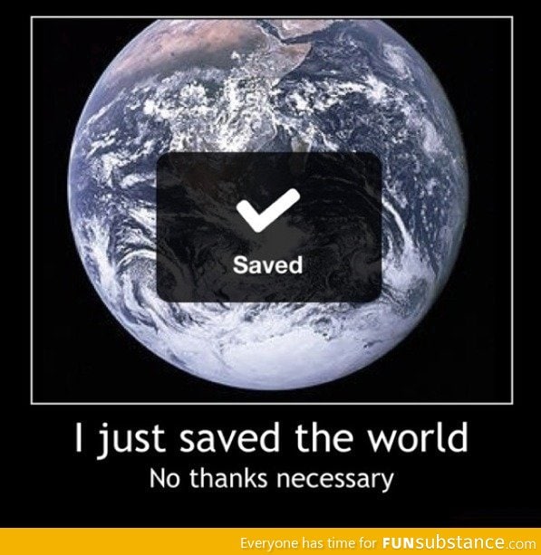 Create a file named earth and save it