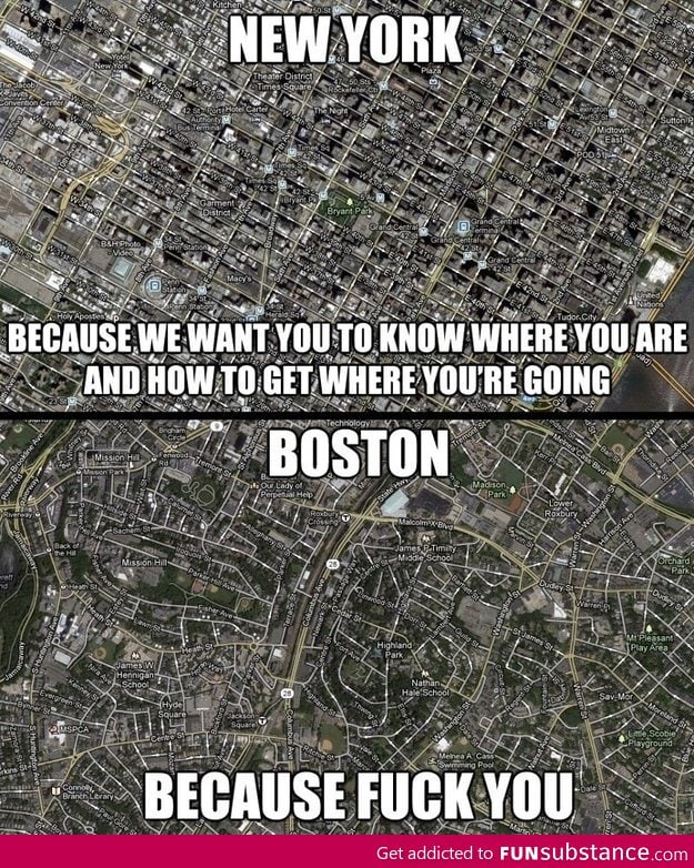 New York vs Boston