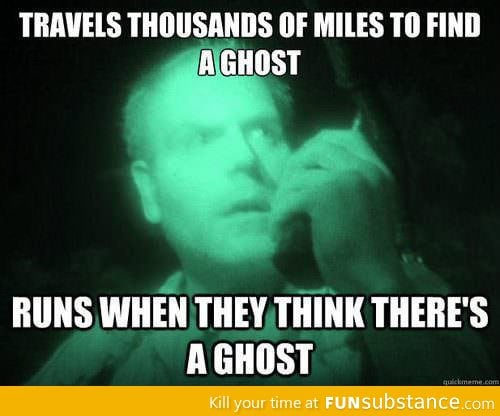 Ghost hunter shows logic