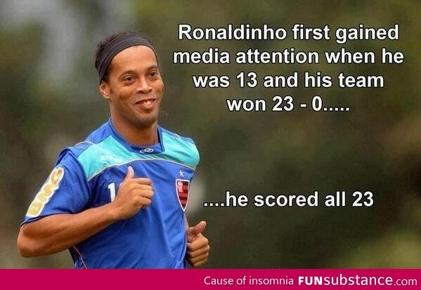 Legendary soccer player