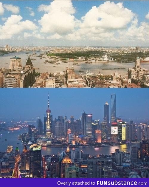 Shanghai 1990 & Shanghai 2010