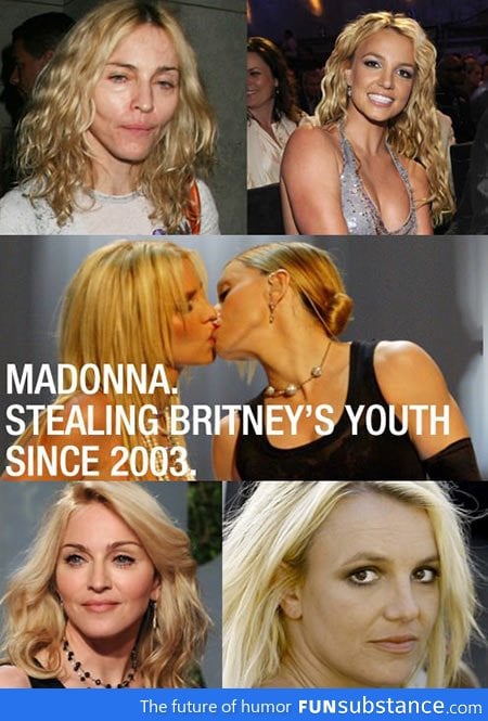 Madonna stealing Britney's youth